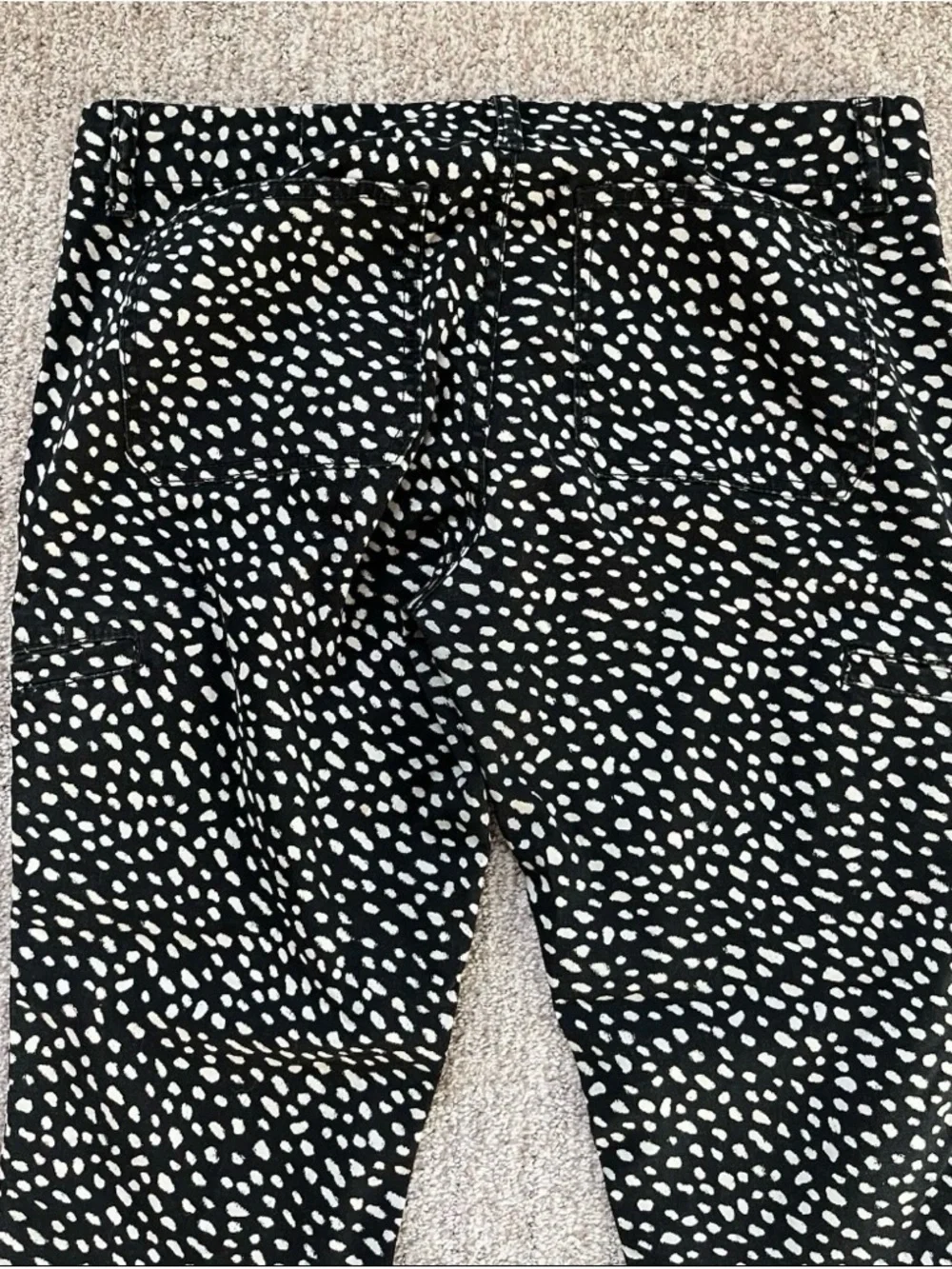 Tory Burch Pants Women’s 31 Black and White Walker Cargo EUC